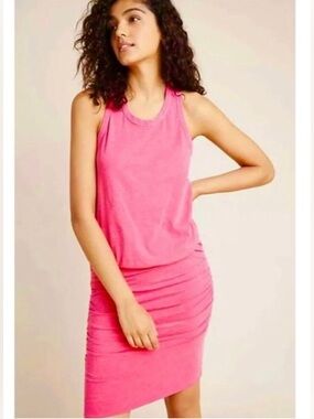 Sundry Pink Sleeveless Mini Dress